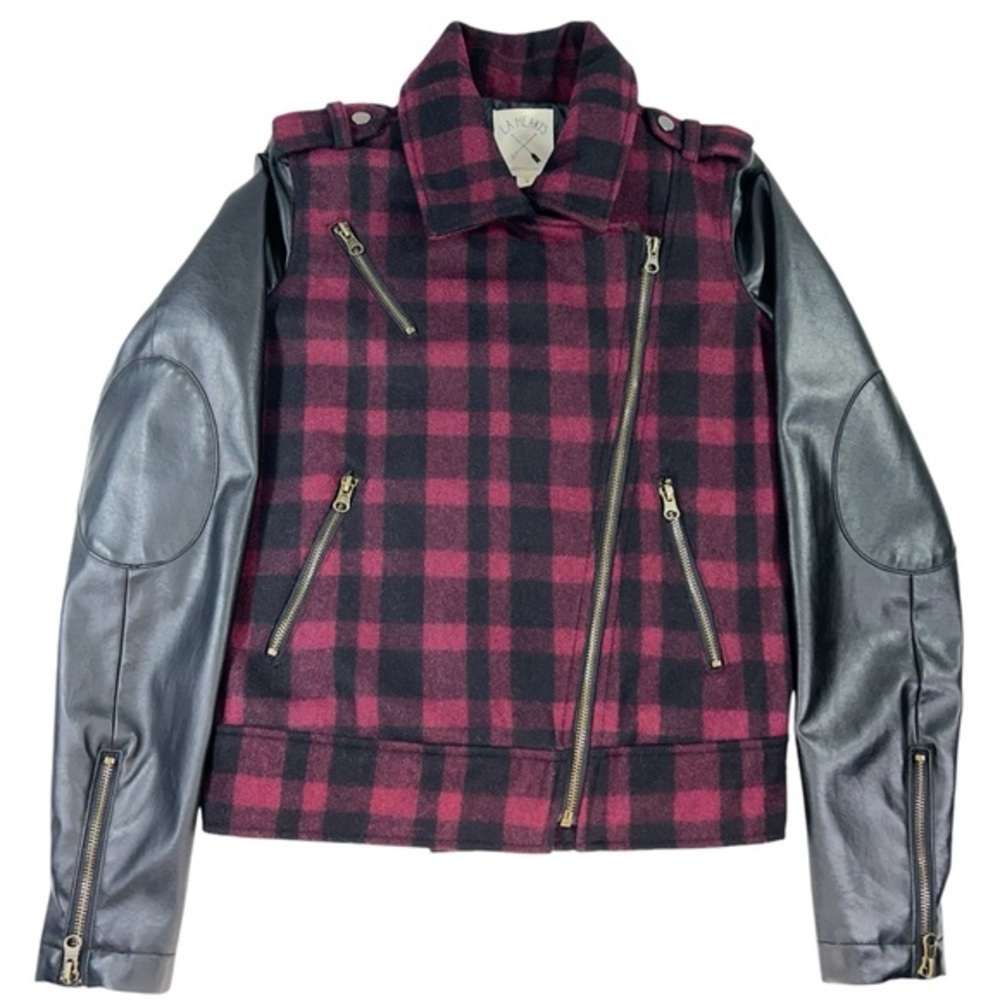 LA Hearts Wool Blend Moto Jacket Size Small Women's